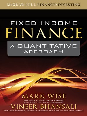 cover image of Fixed Income Finance